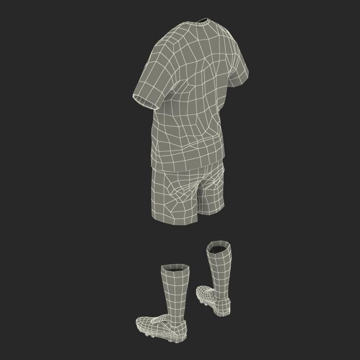 Soccer Clothes Barcelona 3D model