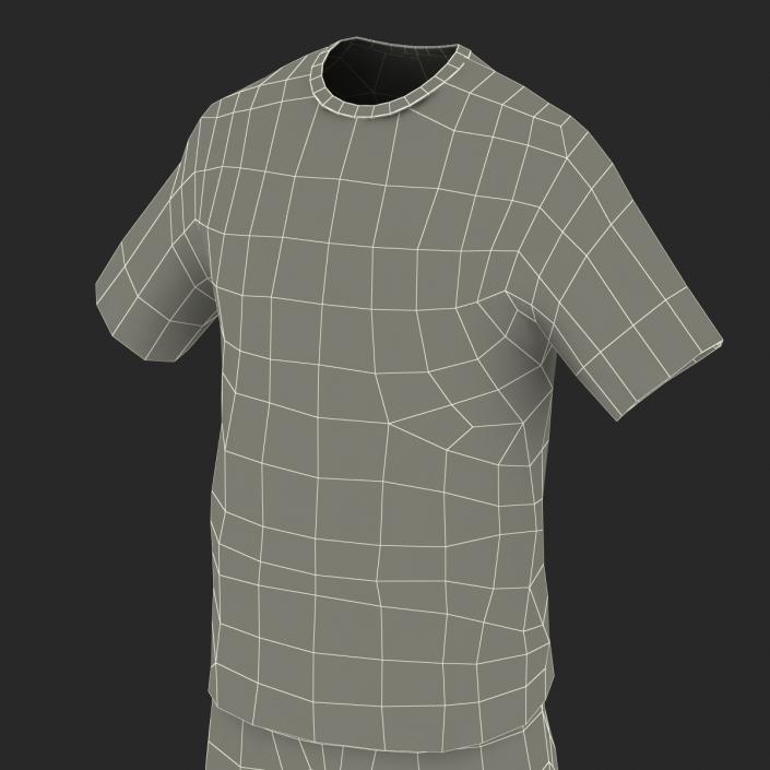 Soccer Clothes Barcelona 3D model