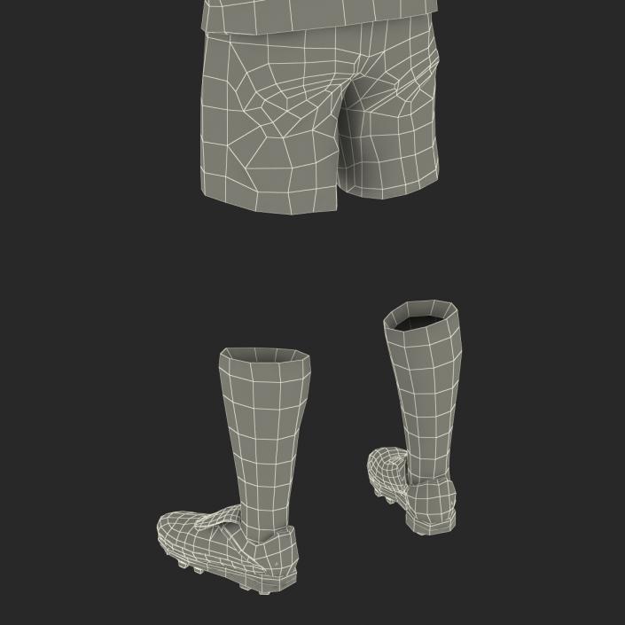 Soccer Clothes Barcelona 3D model