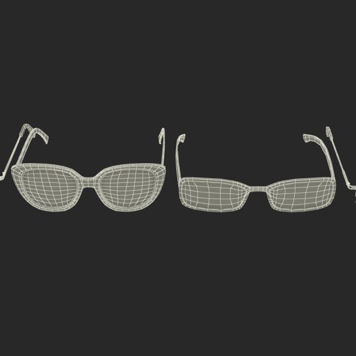 3D Glasses Collection model