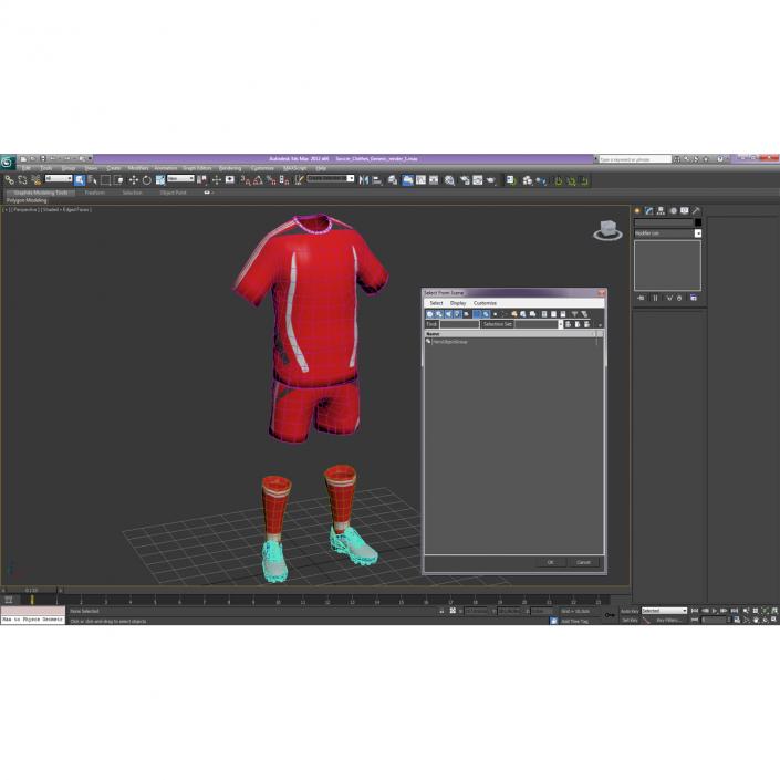 Soccer Clothes Generic 3D