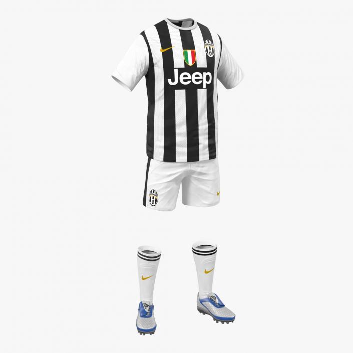 3D Soccer Clothes Juventus model