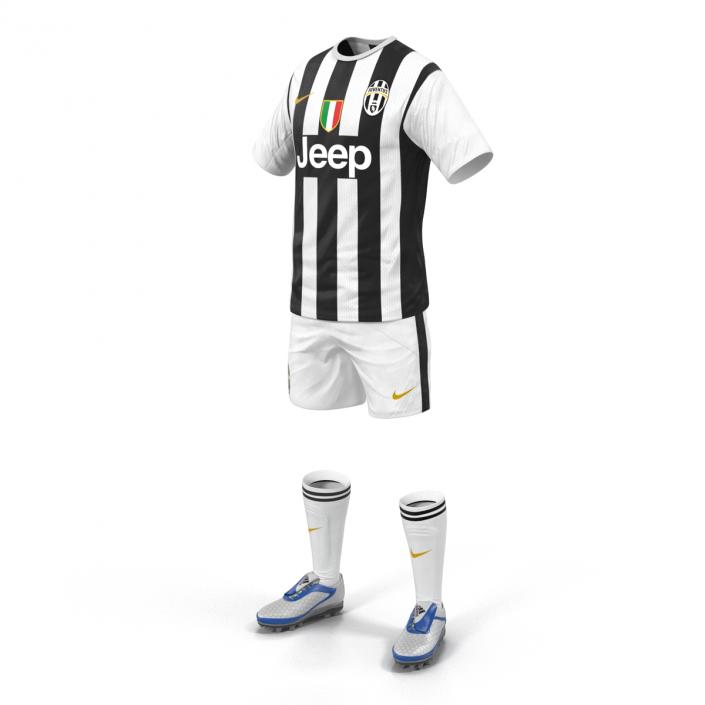 3D Soccer Clothes Juventus model