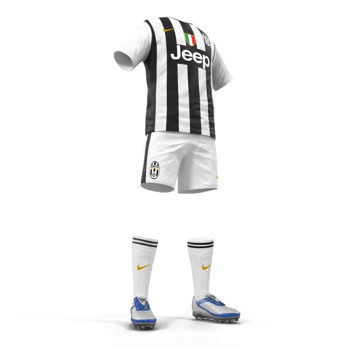 3D Soccer Clothes Juventus model