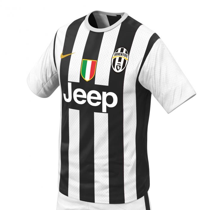 3D Soccer Clothes Juventus model