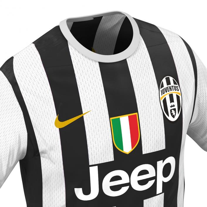 3D Soccer Clothes Juventus model