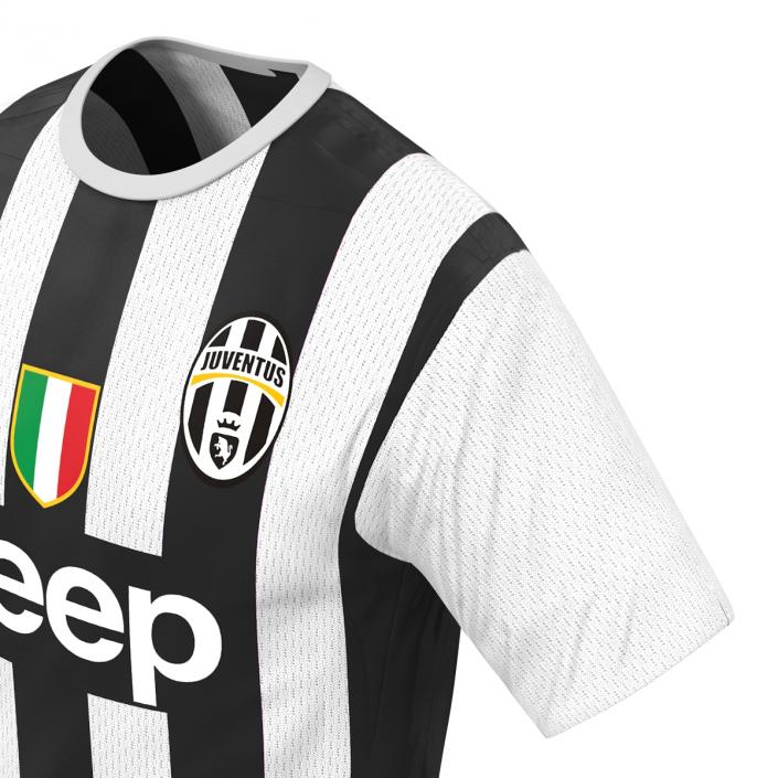 3D Soccer Clothes Juventus model