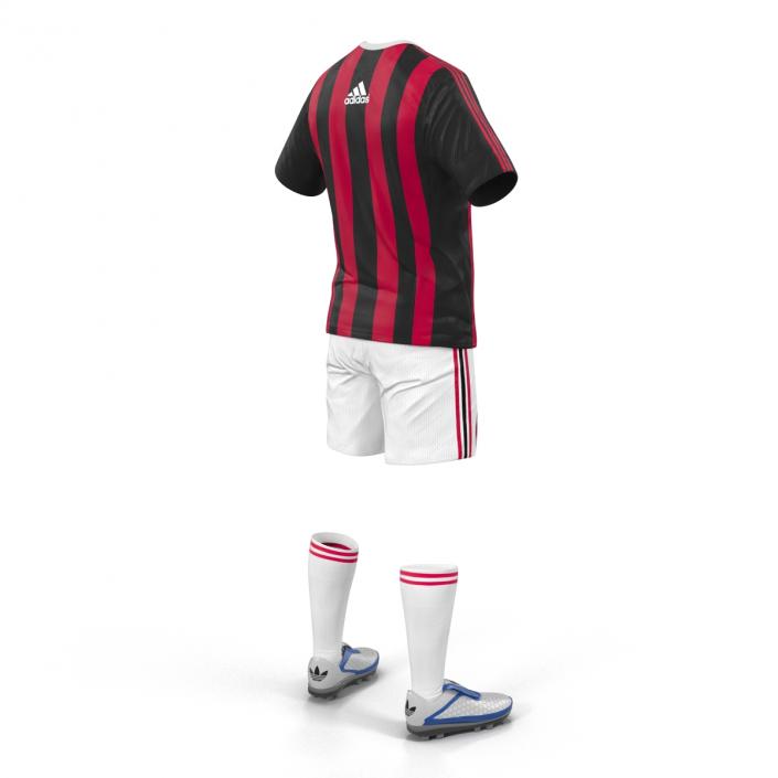 3D model Soccer Clothes Milan