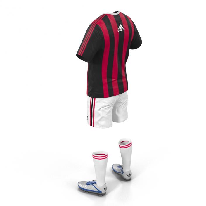 3D model Soccer Clothes Milan