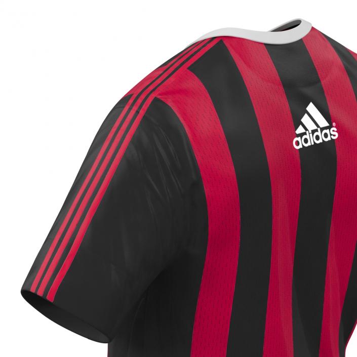 3D model Soccer Clothes Milan