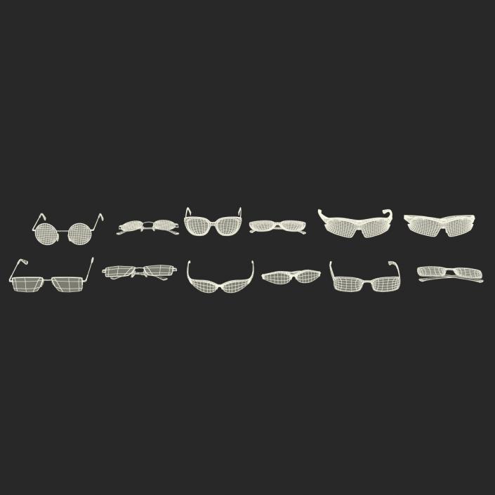 3D model Glasses Collection 2