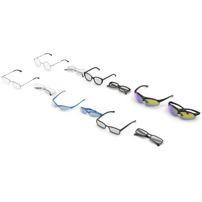 3D model Glasses Collection 2