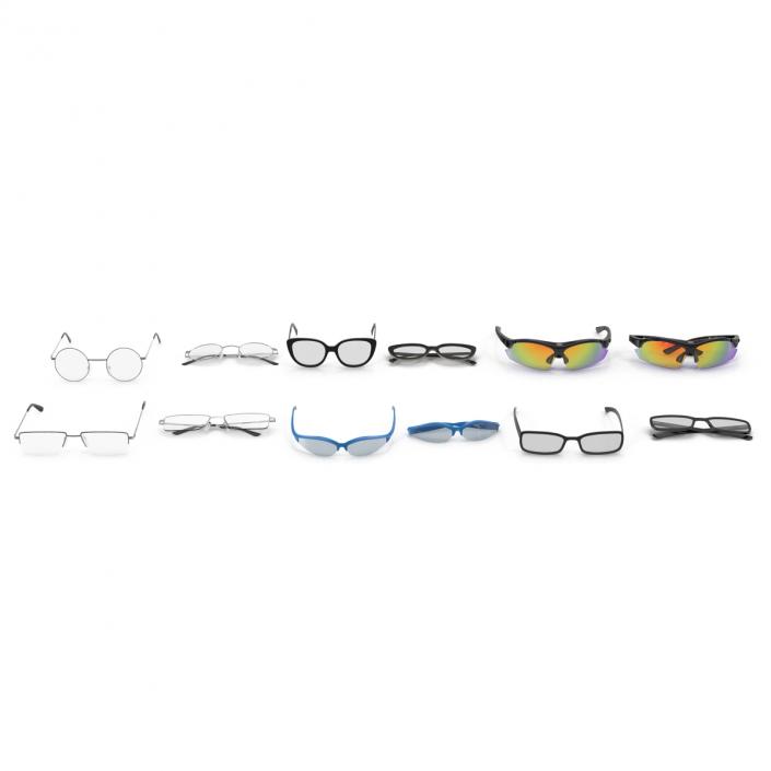 3D model Glasses Collection 2