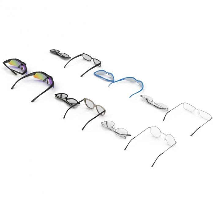 3D model Glasses Collection 2