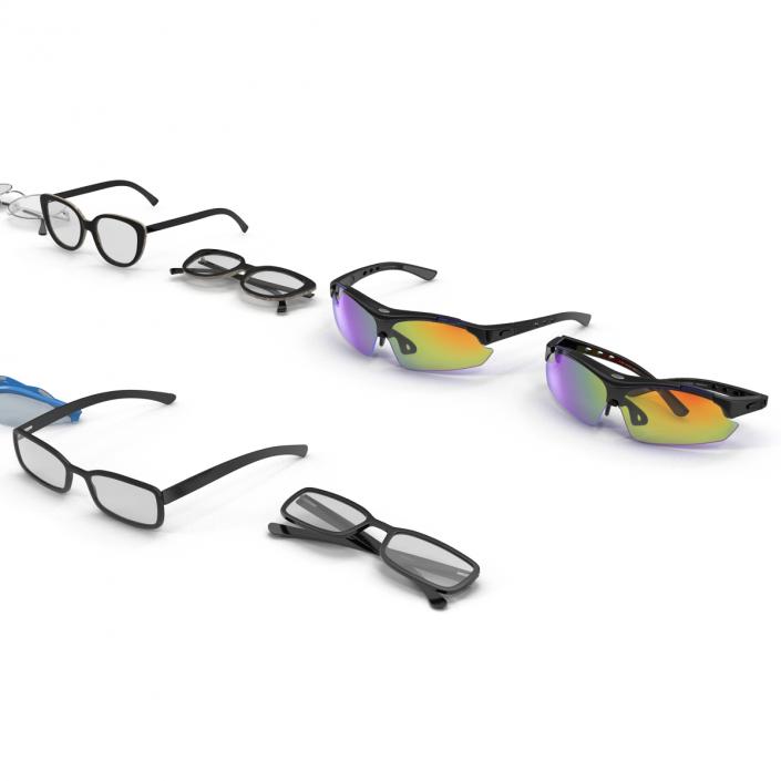 3D model Glasses Collection 2