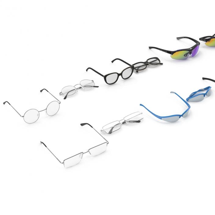 3D model Glasses Collection 2