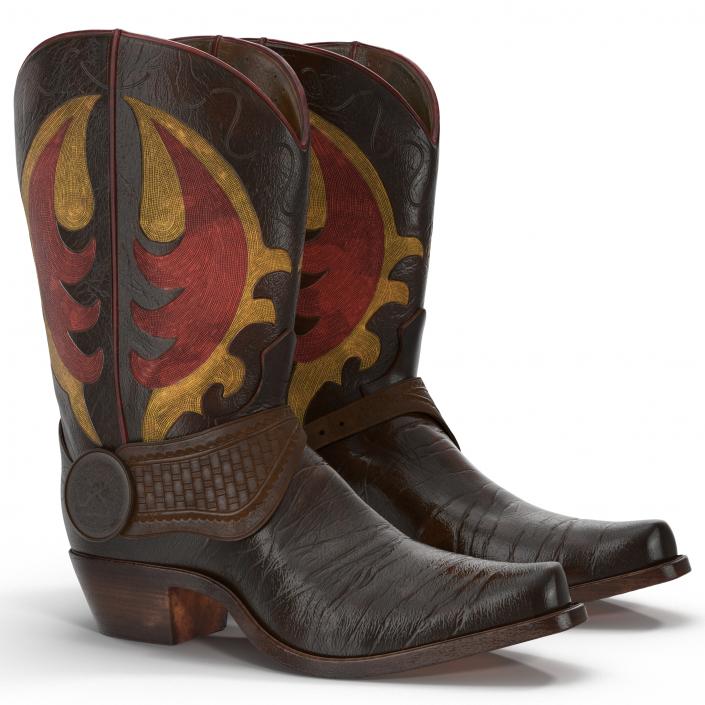 Cowboy Boots 3D