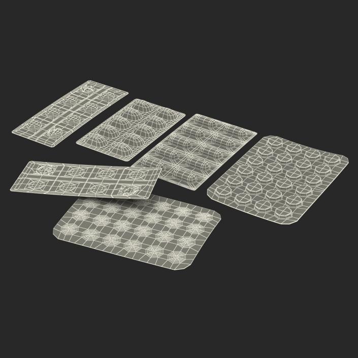 3D model Pills Blister Packs Collection