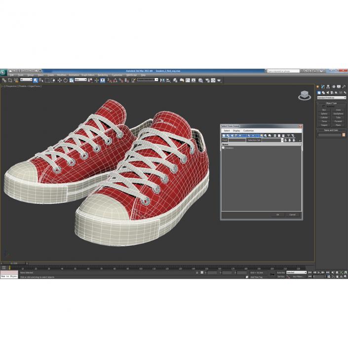 Sneakers 2 Red 3D model