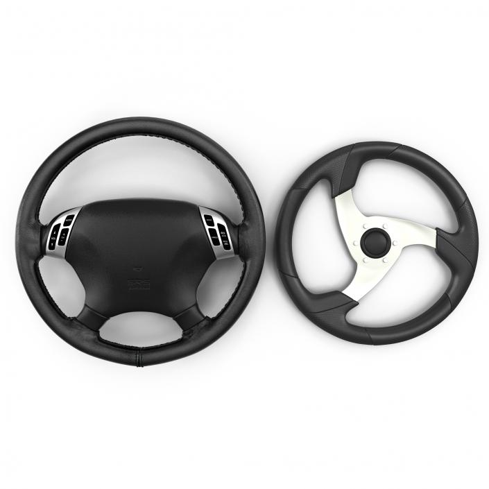 3D Steering Wheels Collection