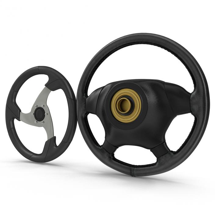 3D Steering Wheels Collection