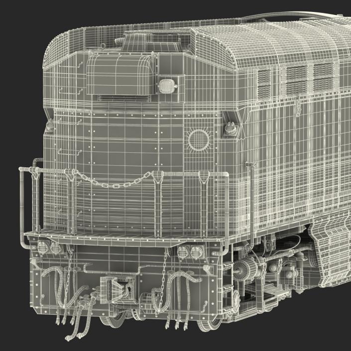 Diesel Electric Locomotive Generic 3D model