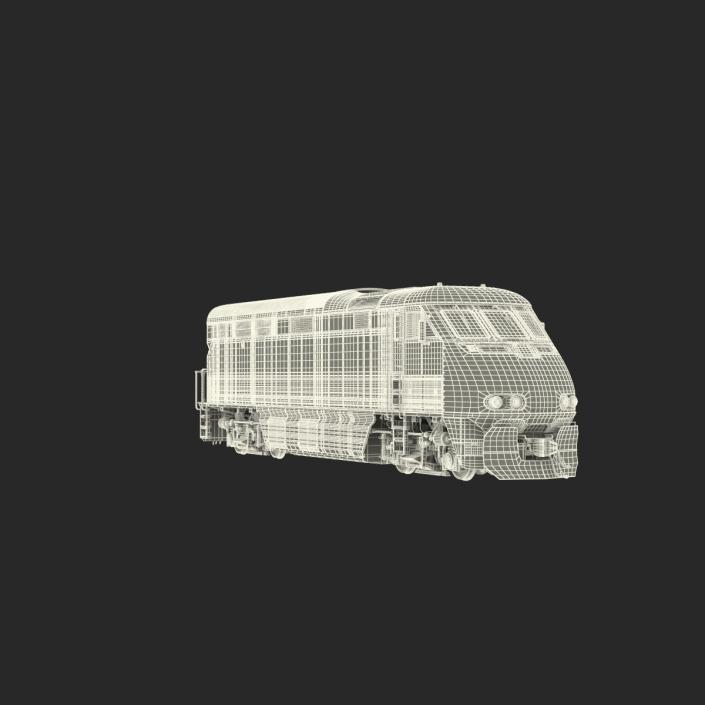 Diesel Electric Locomotive Generic 3D model