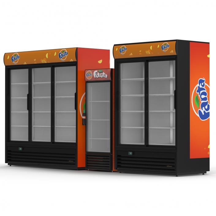 3D model Fanta Refrigerators Collection