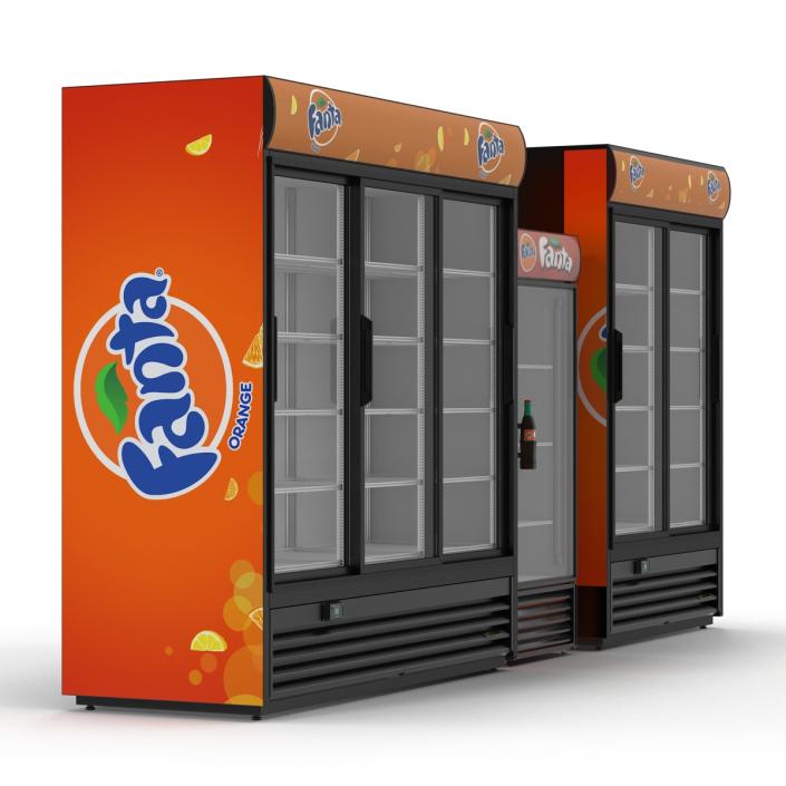 3D model Fanta Refrigerators Collection