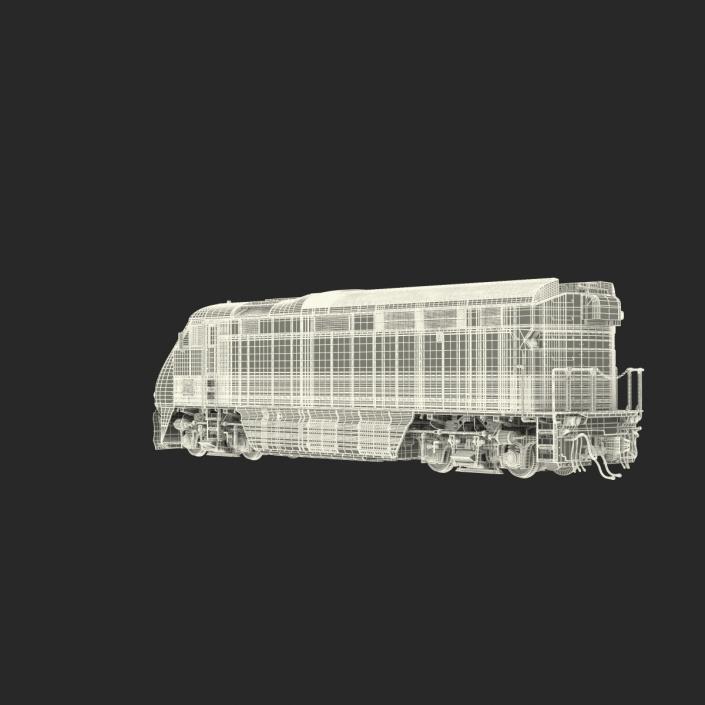 Diesel Electric Locomotive Generic 3D model