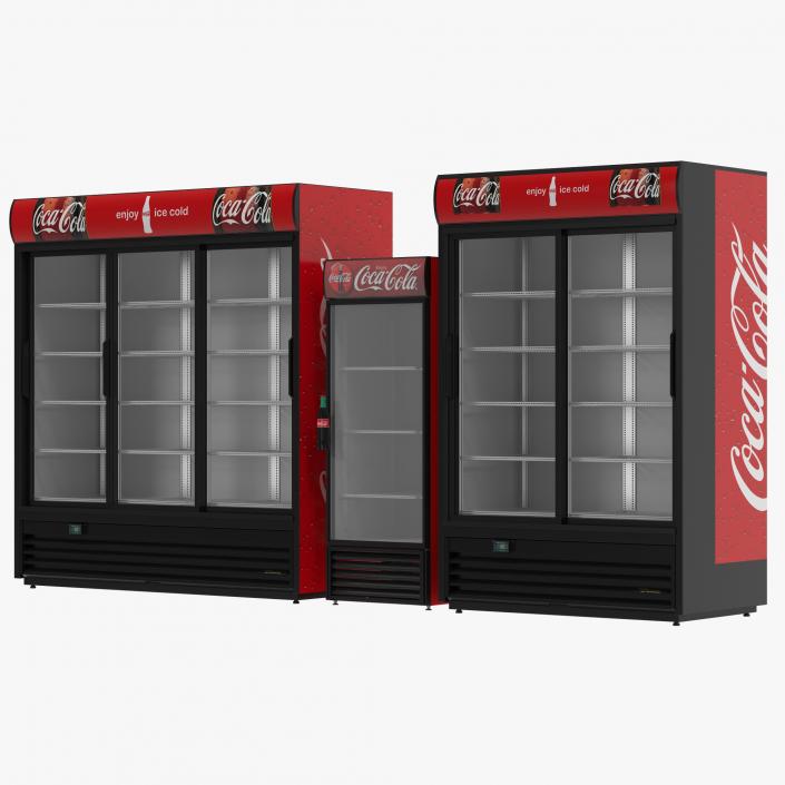 Coca Cola Refrigerators 3D Models Collection 3D model