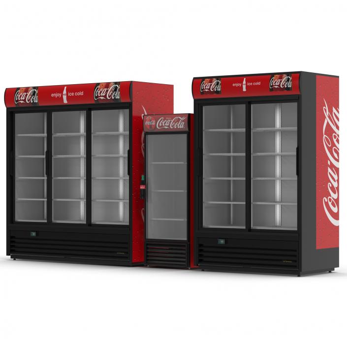 Coca Cola Refrigerators 3D Models Collection 3D model