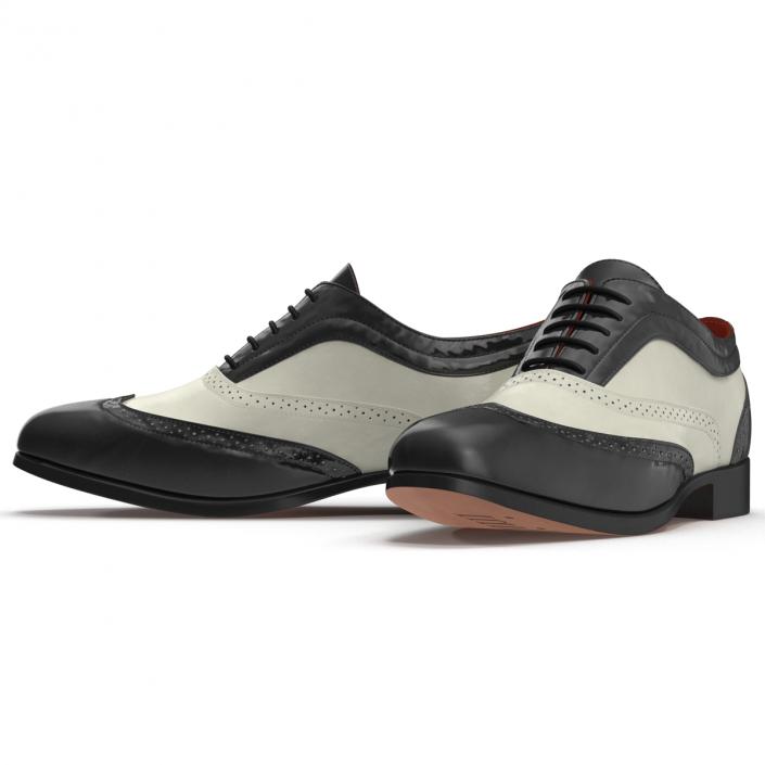 3D Wingtip Shoes model