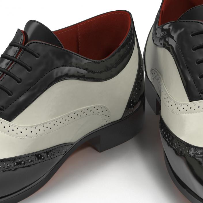 3D Wingtip Shoes model