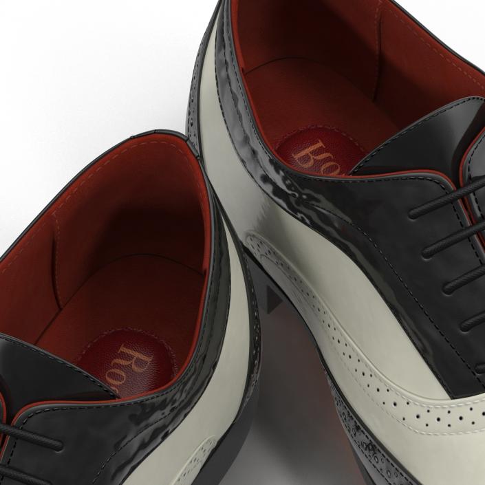 3D Wingtip Shoes model