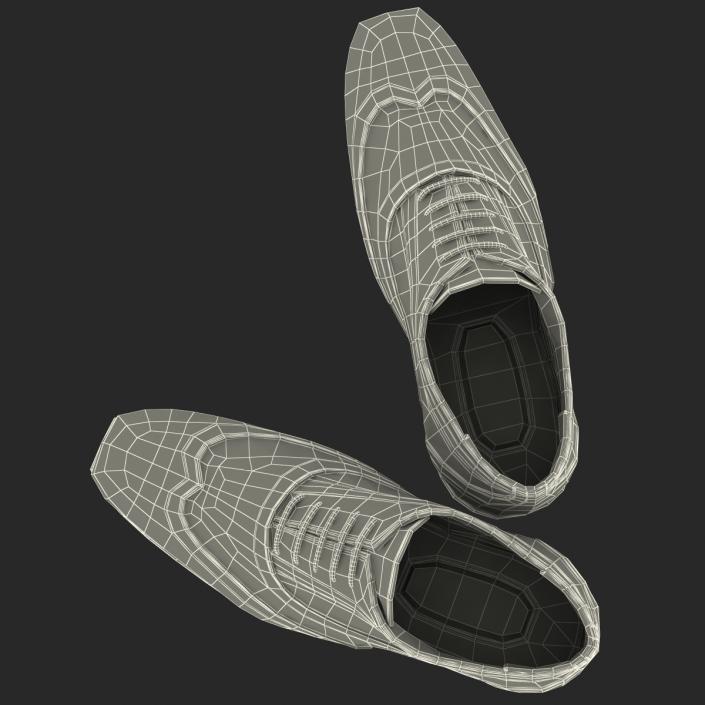 3D Wingtip Shoes model