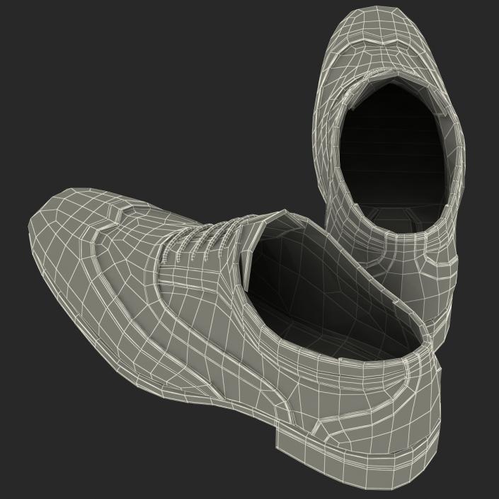 3D Wingtip Shoes model