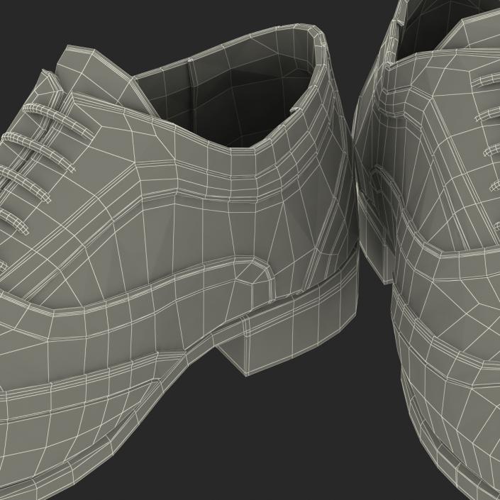 3D Wingtip Shoes model