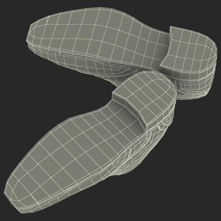 3D Wingtip Shoes model