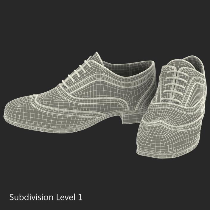 3D model Wingtip Shoes 2