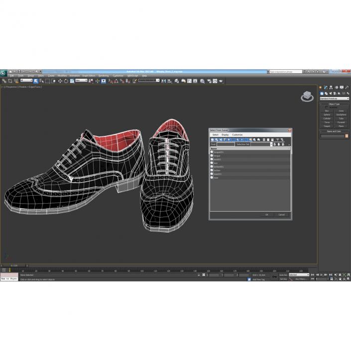 3D model Wingtip Shoes 2