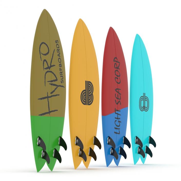 3D model Surfboard Fish Collection