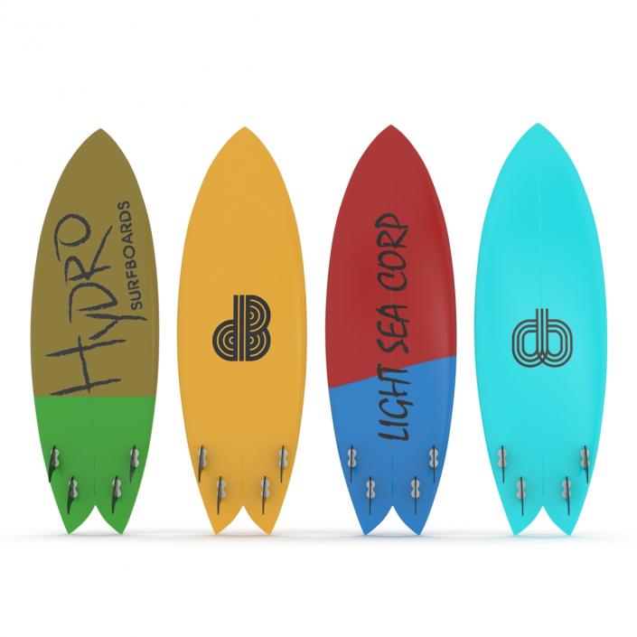 3D model Surfboard Fish Collection