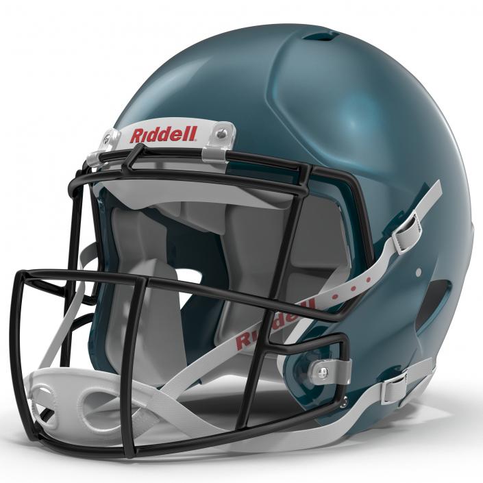 3D model Football Helmet 3 Riddell