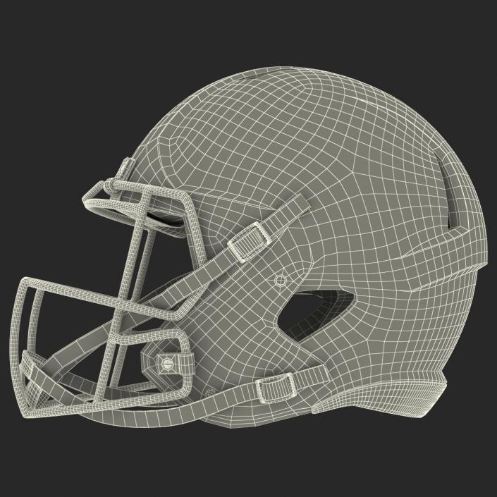 3D model Football Helmet 3 Riddell