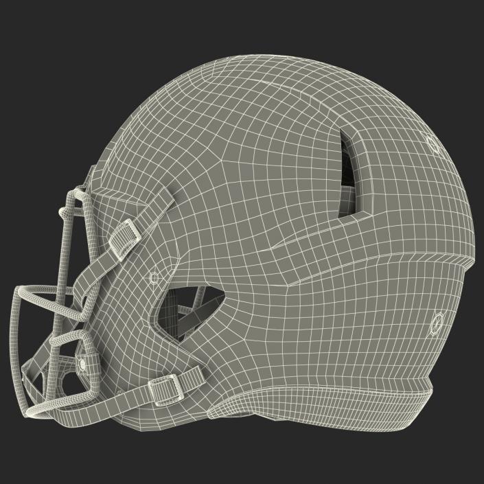 3D model Football Helmet 3 Riddell