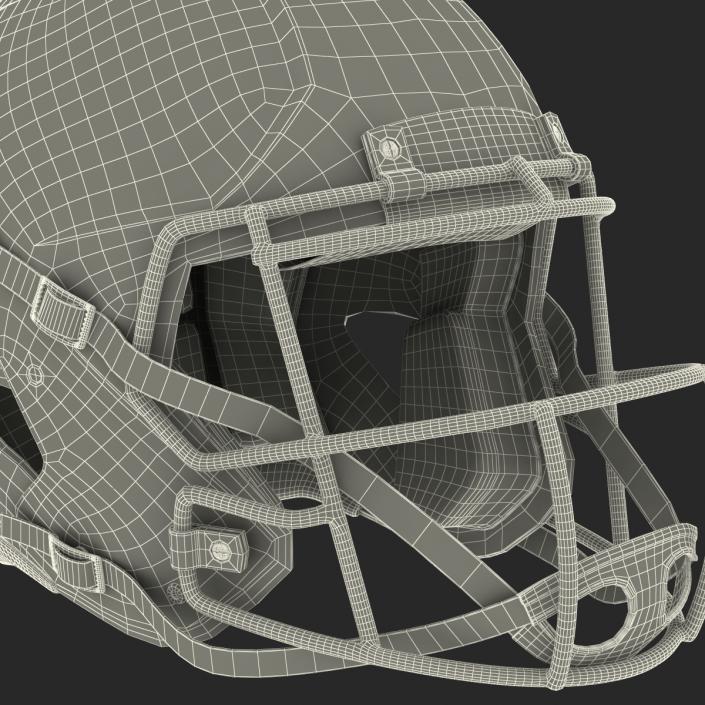 3D model Football Helmet 3 Generic