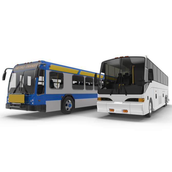 3D Buses Collection