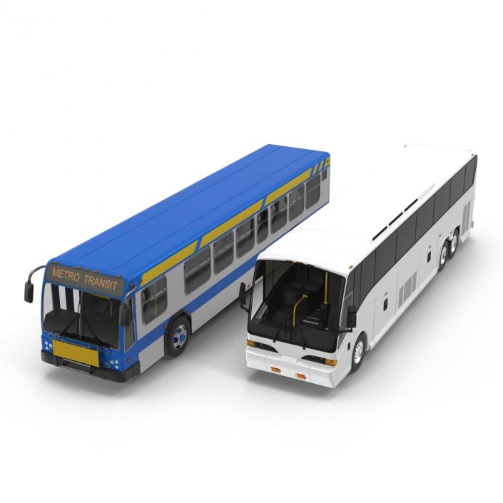 3D Buses Collection