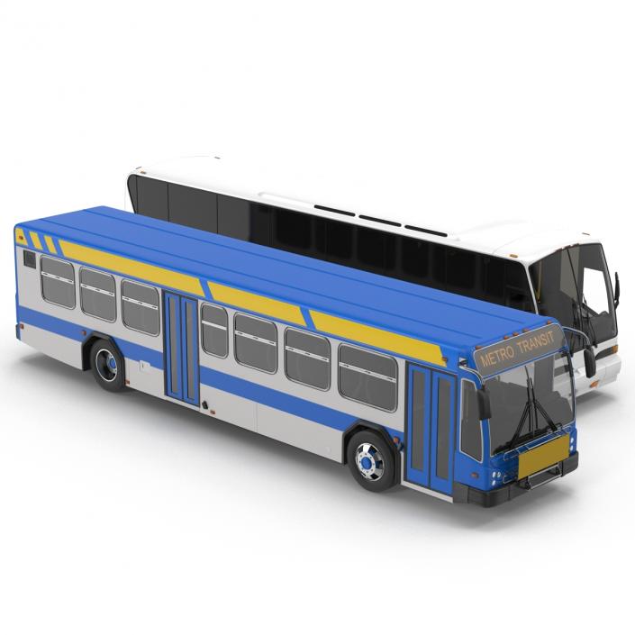 3D Buses Collection